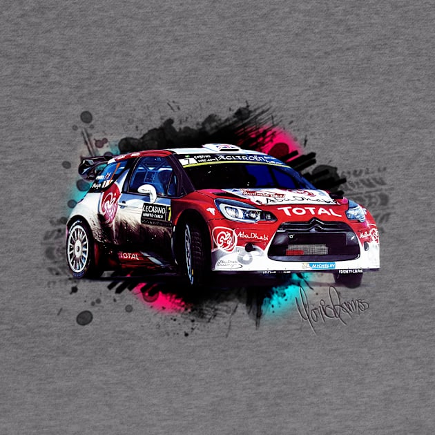 Kris Meeke's Citroen DS3 WRC by Mario Ramos Rally Art